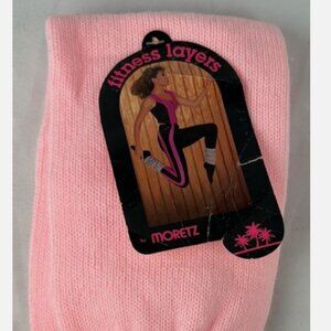 NEW Vintage 80s Pink Leg Warmers 18" Long Moretz Fitness Layers